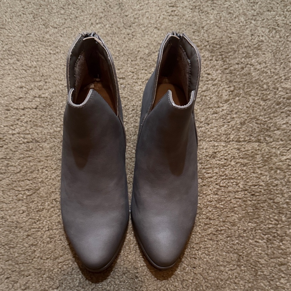Elegant Gray Ankle Booties for Women